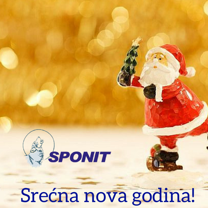 Srećnu novu godinu želi vam SPONIT …